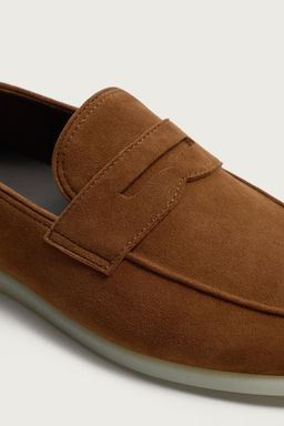 MOCAS?N PIEL CASUAL / Naranja Caldera - Zara фото 6