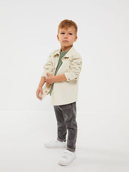 Uzun Kollu Basic Erkek Bebek Kadife G?mlek - Waikiki фото 2