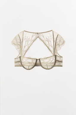 LACE UNDERWIRED BRALETTE - Zara фото 4