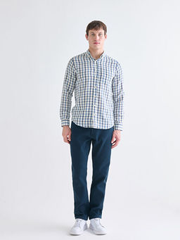 Regular Fit Uzun Kollu Ekose Arm?rl? Erkek G?mlek