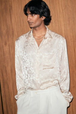 Camisa de saten Regular Fit - H&m фото 2