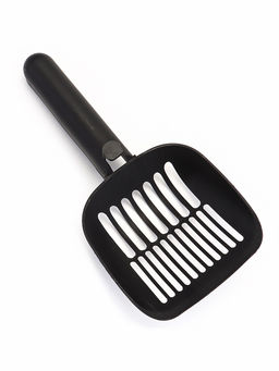 Туалет закрытый, 52×38×37 см, с УФ-лампой и миской, пластик, серый