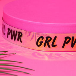 Ремень женский голография GRL PWR