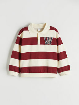 Polo Yaka Erkek ?ocuk Sweatshirt