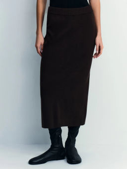 Трикотажная юбка миди / Zarina