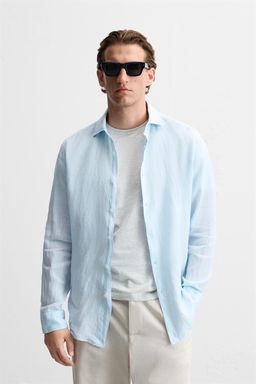 100% LINEN SHIRT - Zara фото 10