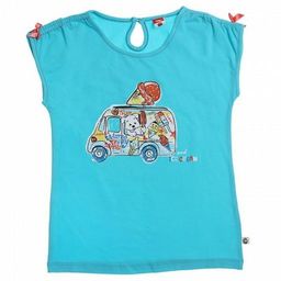CRB wear/CSK 61321 Футболка для девочки, бирюзовый/Ex.Cherubino