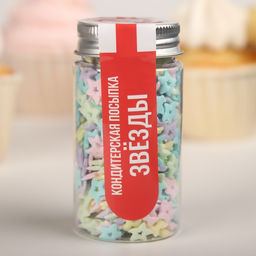 Кондитерская посыпка Звёзды, 50 г - Simaland фото 2