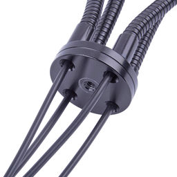 UML-P200 E27x4 BLACK PLANT Светильник напольный для 4-х фитоламп. На штативе. Цоколь E27. Черный. ТМ ФитоЛето