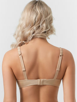 Бюстгальтер женский бежевый обжаренный миндаль 512469 - Mark formelle фото 3