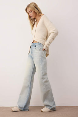 Mavi Vintage Y?kama Yuksek Bel Genis Paca Wide Leg Jeans TWOAW26JE00072 - Trendyolmilla фото 2