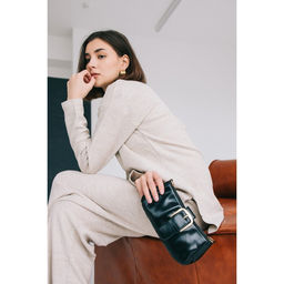 Сумка-багет на молнии, цвет черный - Simaland фото 8