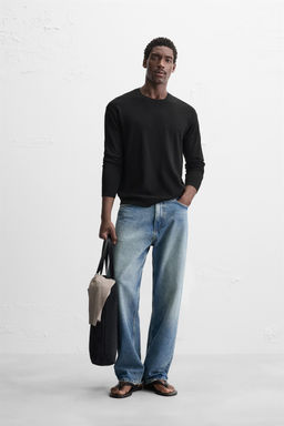 TEXTURED REGULAR FIT SWEATER