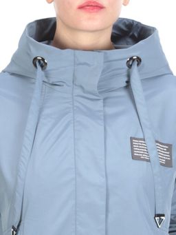FY-221 GRAY/BLUE Ветровка женская АЛИСА (65% хлопок, 35% полиэстер) - Фабричный китай фото 10