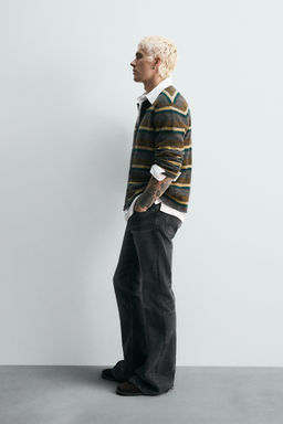 STRIPED JACQUARD CARDIGAN - Zara фото 4