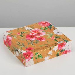 Коробка подарочная Цветущего счастья, 20 х 18 х 5 см, БЕЗ ЛЕНТЫ - Дарите счастье фото 10