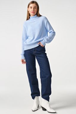 Джемпер вязаный свободный из хлопка - Fly фото 25