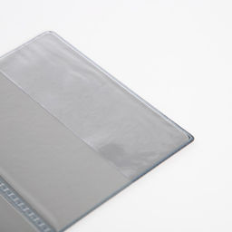 Цена за 2 шт. Обложка для паспорта, пвх, 9.5×0.5×13.5 см, чёрный