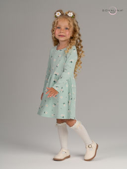 Платье Элла мятный букетик