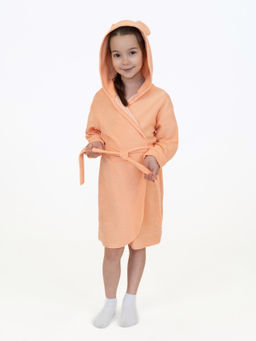 Халат детский светло-персиковый 908/1 (98, 56)