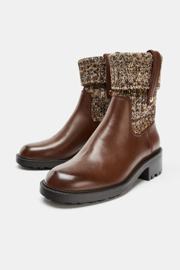 FLAT SOCK ANKLE BOOTS - Zara фото 2