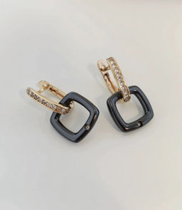 Серьги с керамикой