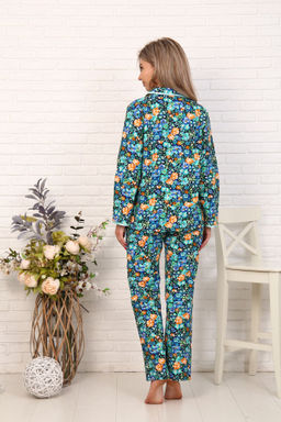 Пижама ночная женская,модель 417,фланель (Иден, вид 3) - Ивановотекстиль фото 5