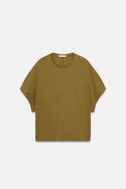 CAMISETA INTERLOCK CAPA / Oliva
