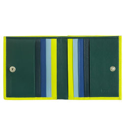 Итальянский кожаный кошелек DuDu серии Flavio | зеленый - Dudubags фото 2