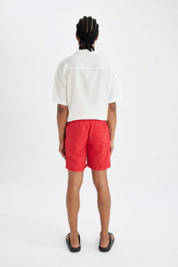 Шорты для плавания выше колена стандартного кроя на сетчатой подкладке - Defacto фото 8