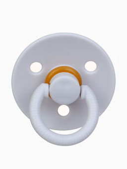 Соски-пустышки, от 3 мес., латекс, классические, в контейнере, набор из 2 шт., зелёный/серый, M&B