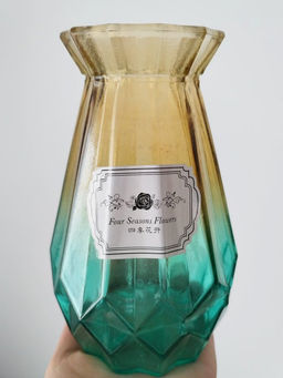 Ваза Ст 18см Презент градиент микс Y4-3820 I.K (361707) /DANIKS/  фото 5