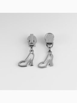 Цена за 2 шт. Бегунок для молнии «Спираль», №5, «Туфелька», 10 шт., цвет никель