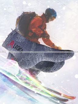 Цена за 12 пар. "АЛЯСКА" Термоноски спортивные ВНУТРИ МАХРА женские, подростковые арт. 1258