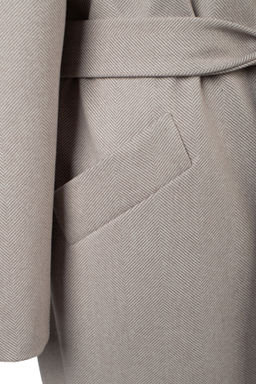 01-11936 Пальто женское демисезонное (пояс) - El podio фото 11