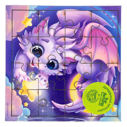 Пазл в рамке «Сказочный дракончик», 11×11 см, 16 деталей
