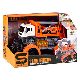 Машина "МегаСити" 1:16 (свет, звук) в коробке (цвет оранжевый)