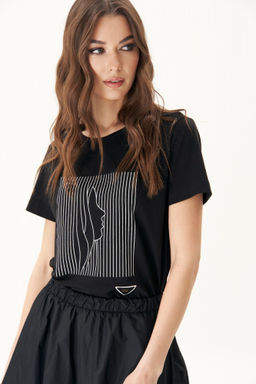 Футболка 4825 черный - Fantazia mod фото 2