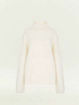 Свитер с высоким воротником из смесовой шерсти, B3042/veluma - Emka фото 6