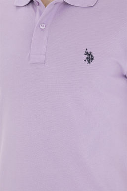 U. S. Polo Assn / Мужская сиреневая базовая футболка - U.s. polo assn фото 7