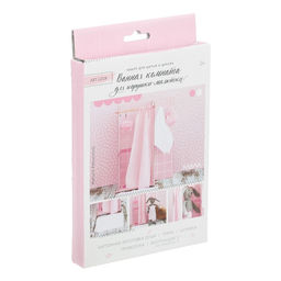 Набор для творчества. Кукольная мебель «Ванная комната», 15×18×7 см