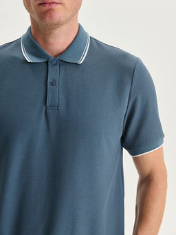 Polo Yaka Erkek Dokulu Ti??rt