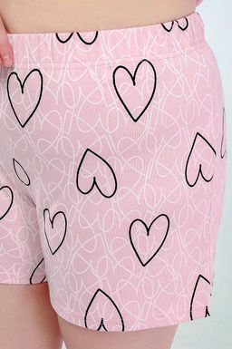 Арт. 9162 Пижама с шортами 50-58 (5 шт) Цвет:розовый - Калинка фото 2