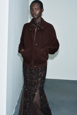 WASHED EFFECT FLEECE JACKET - Zara фото 4