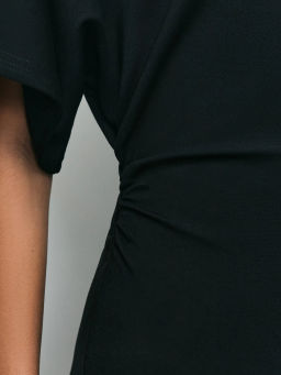 Платье из вискозы со сборками на талии / Zarina  фото 5