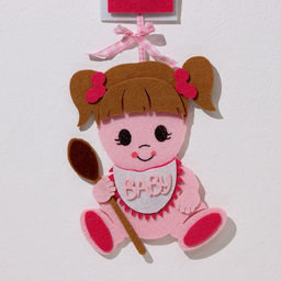 Украшение на гендер пати «Подвеска Baby Girl», 22×22×53 см