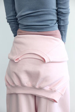 LONG SLEEVE WASHED EFFECT RIBBED T-SHIRT - Zara фото 7