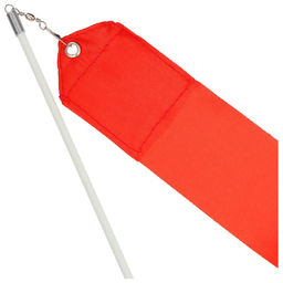 Лента гимнастическая с палочкой Grace Dance, 6 м, цвет красный  фото 3