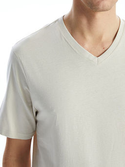 V Yaka K?sa Kollu Penye Erkek Ti??rt