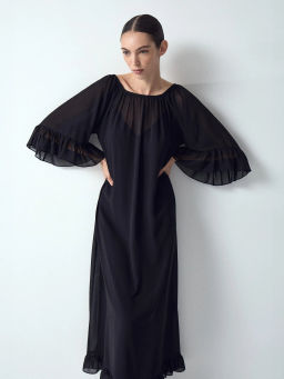 EMKA // Платье миди из шифона  фото 4